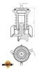 Thermostat, Kühlmittel NRF 725095 Bild Thermostat, Kühlmittel NRF 725095