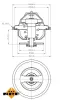 Thermostat, Kühlmittel NRF 725106 Bild Thermostat, Kühlmittel NRF 725106