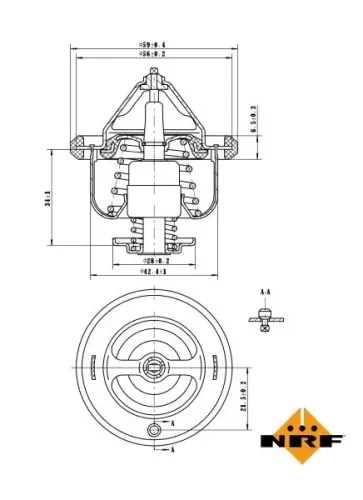 Thermostat, Kühlmittel NRF 725108 Bild Thermostat, Kühlmittel NRF 725108