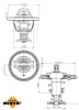 Thermostat, Kühlmittel NRF 725118 Bild Thermostat, Kühlmittel NRF 725118