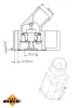 Thermostat, Kühlmittel NRF 725122 Bild Thermostat, Kühlmittel NRF 725122