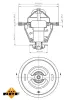 Thermostat, Kühlmittel NRF 725125 Bild Thermostat, Kühlmittel NRF 725125