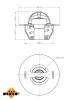 Thermostat, Kühlmittel NRF 725129 Bild Thermostat, Kühlmittel NRF 725129