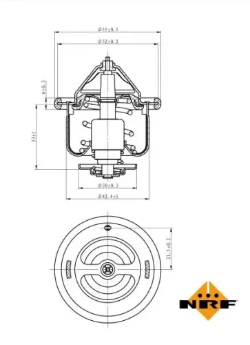 Thermostat, Kühlmittel NRF 725134 Bild Thermostat, Kühlmittel NRF 725134