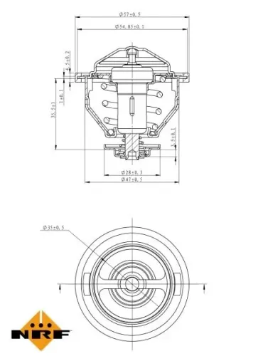 Thermostat, Kühlmittel NRF 725140 Bild Thermostat, Kühlmittel NRF 725140