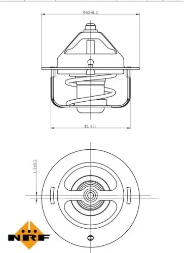 Thermostat, Kühlmittel NRF 725147 Bild Thermostat, Kühlmittel NRF 725147