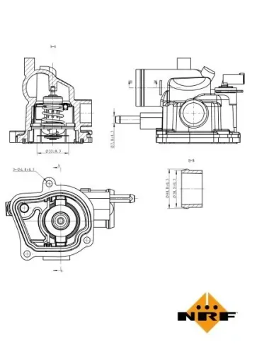 Thermostat, Kühlmittel NRF 725153 Bild Thermostat, Kühlmittel NRF 725153