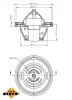 Thermostat, Kühlmittel NRF 725154 Bild Thermostat, Kühlmittel NRF 725154