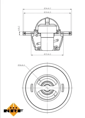 Thermostat, Kühlmittel NRF 725156 Bild Thermostat, Kühlmittel NRF 725156