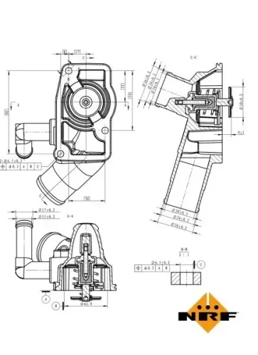 Thermostat, Kühlmittel NRF 725157 Bild Thermostat, Kühlmittel NRF 725157