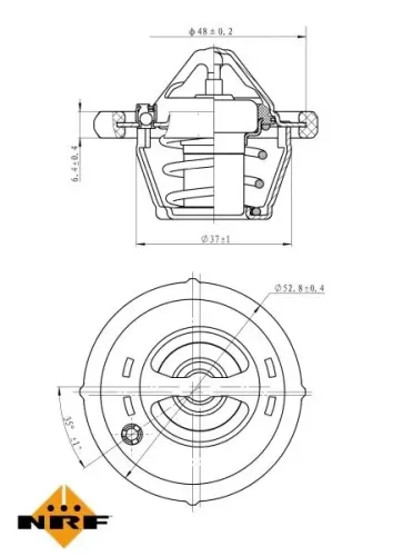 Thermostat, Kühlmittel NRF 725159 Bild Thermostat, Kühlmittel NRF 725159