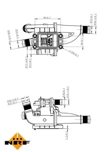 Thermostat, Kühlmittel NRF 725163 Bild Thermostat, Kühlmittel NRF 725163