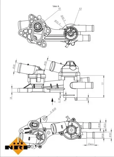 Thermostat, Kühlmittel NRF 725173 Bild Thermostat, Kühlmittel NRF 725173