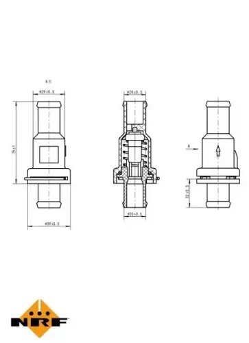 Thermostat, Kühlmittel NRF 725175 Bild Thermostat, Kühlmittel NRF 725175