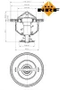 Thermostat, Kühlmittel NRF 725176 Bild Thermostat, Kühlmittel NRF 725176