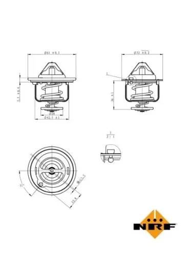 Thermostat, Kühlmittel NRF 725178 Bild Thermostat, Kühlmittel NRF 725178