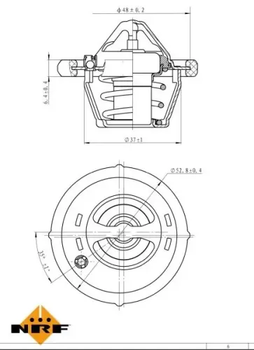 Thermostat, Kühlmittel NRF 725182 Bild Thermostat, Kühlmittel NRF 725182