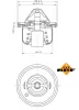 Thermostat, Kühlmittel NRF 725211 Bild Thermostat, Kühlmittel NRF 725211