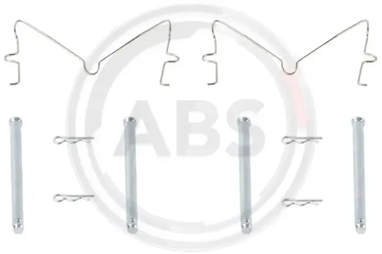 Zubehörsatz, Scheibenbremsbelag Vorderachse A.B.S. 0180Q Bild Zubehörsatz, Scheibenbremsbelag Vorderachse A.B.S. 0180Q