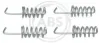 Zubehörsatz, Feststellbremsbacken Hinterachse A.B.S. 0215Q Bild Zubehörsatz, Feststellbremsbacken Hinterachse A.B.S. 0215Q