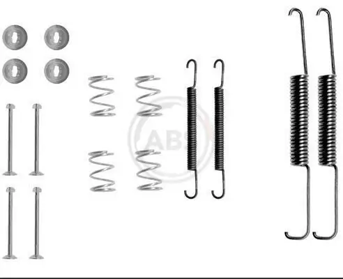 Zubehörsatz, Bremsbacken Hinterachse A.B.S. 0510Q Bild Zubehörsatz, Bremsbacken Hinterachse A.B.S. 0510Q