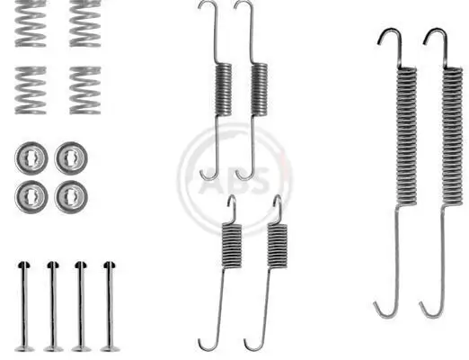 Zubehörsatz, Bremsbacken Hinterachse A.B.S. 0613Q Bild Zubehörsatz, Bremsbacken Hinterachse A.B.S. 0613Q