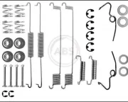 Zubehörsatz, Bremsbacken Hinterachse A.B.S. 0641Q