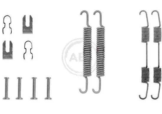 Zubehörsatz, Bremsbacken Hinterachse A.B.S. 0666Q Bild Zubehörsatz, Bremsbacken Hinterachse A.B.S. 0666Q