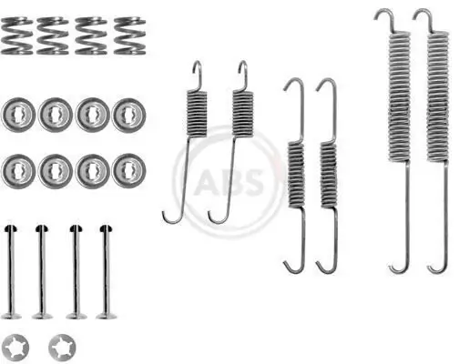 Zubehörsatz, Bremsbacken Hinterachse A.B.S. 0678Q