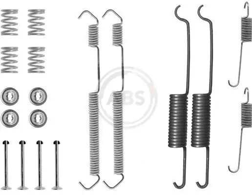Zubehörsatz, Bremsbacken A.B.S. 0691Q