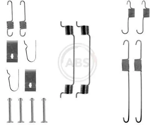Zubehörsatz, Bremsbacken Hinterachse A.B.S. 0699Q Bild Zubehörsatz, Bremsbacken Hinterachse A.B.S. 0699Q
