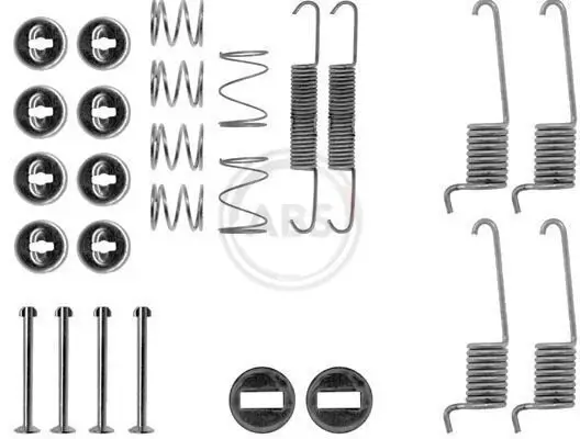 Zubehörsatz, Bremsbacken Hinterachse A.B.S. 0714Q