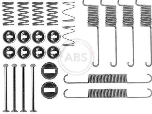 Zubehörsatz, Bremsbacken Hinterachse A.B.S. 0715Q Bild Zubehörsatz, Bremsbacken Hinterachse A.B.S. 0715Q