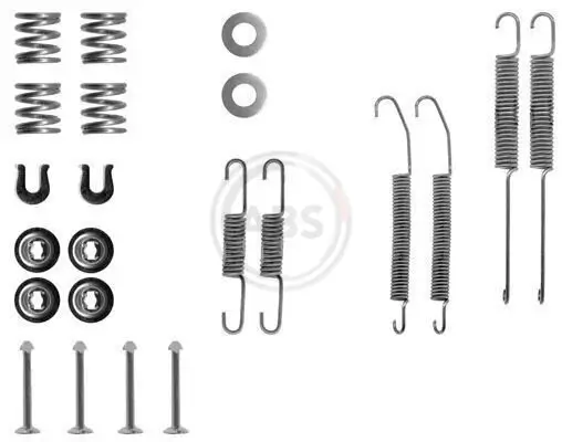 Zubehörsatz, Bremsbacken Hinterachse A.B.S. 0718Q