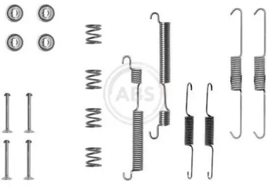 Zubehörsatz, Bremsbacken Hinterachse A.B.S. 0770Q Bild Zubehörsatz, Bremsbacken Hinterachse A.B.S. 0770Q