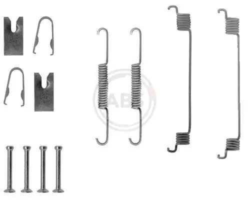 Zubehörsatz, Bremsbacken Hinterachse A.B.S. 0789Q Bild Zubehörsatz, Bremsbacken Hinterachse A.B.S. 0789Q