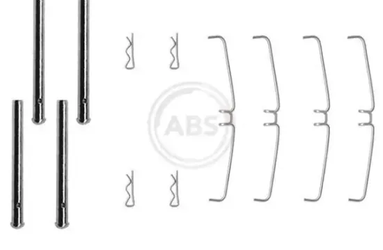 Zubehörsatz, Scheibenbremsbelag A.B.S. 0907Q Bild Zubehörsatz, Scheibenbremsbelag A.B.S. 0907Q