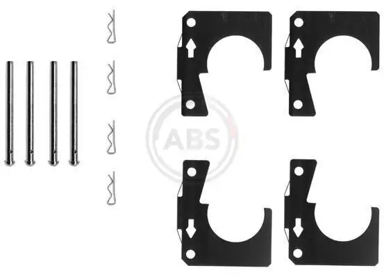 Zubehörsatz, Scheibenbremsbelag A.B.S. 0914Q