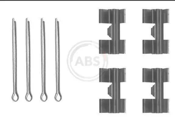 Zubehörsatz, Scheibenbremsbelag A.B.S. 0969Q