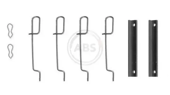 Zubehörsatz, Scheibenbremsbelag A.B.S. 0992Q Bild Zubehörsatz, Scheibenbremsbelag A.B.S. 0992Q