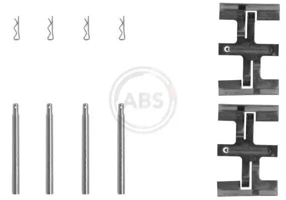 Zubehörsatz, Scheibenbremsbelag A.B.S. 1045Q