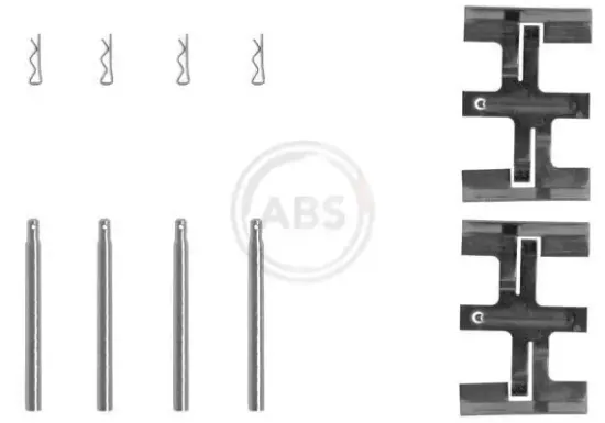 Zubehörsatz, Scheibenbremsbelag A.B.S. 1045Q Bild Zubehörsatz, Scheibenbremsbelag A.B.S. 1045Q