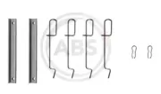 Zubehörsatz, Scheibenbremsbelag Vorderachse A.B.S. 1054Q