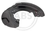 Spritzblech, Bremsscheibe Vorderachse rechts A.B.S. 11604