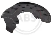 Spritzblech, Bremsscheibe Vorderachse rechts A.B.S. 11655