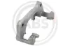 Halter, Bremssattel Vorderachse links Vorderachse rechts A.B.S. 125327