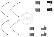 Zubehörsatz, Scheibenbremsbelag A.B.S. 1261Q
