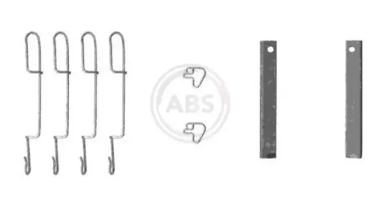 Zubehörsatz, Scheibenbremsbelag A.B.S. 1280Q Bild Zubehörsatz, Scheibenbremsbelag A.B.S. 1280Q