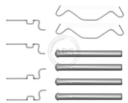 Zubehörsatz, Scheibenbremsbelag A.B.S. 1683Q