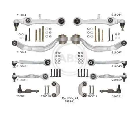 Reparatursatz, Querlenker Vorderachse A.B.S. 219900 Bild Reparatursatz, Querlenker Vorderachse A.B.S. 219900